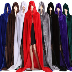Vampires Hooded Cloak Red Dracula Cap Horror Cosplay