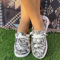 Women's Hawthorn Fruit Flat Skate Shoes Lightweight Walking Shoes