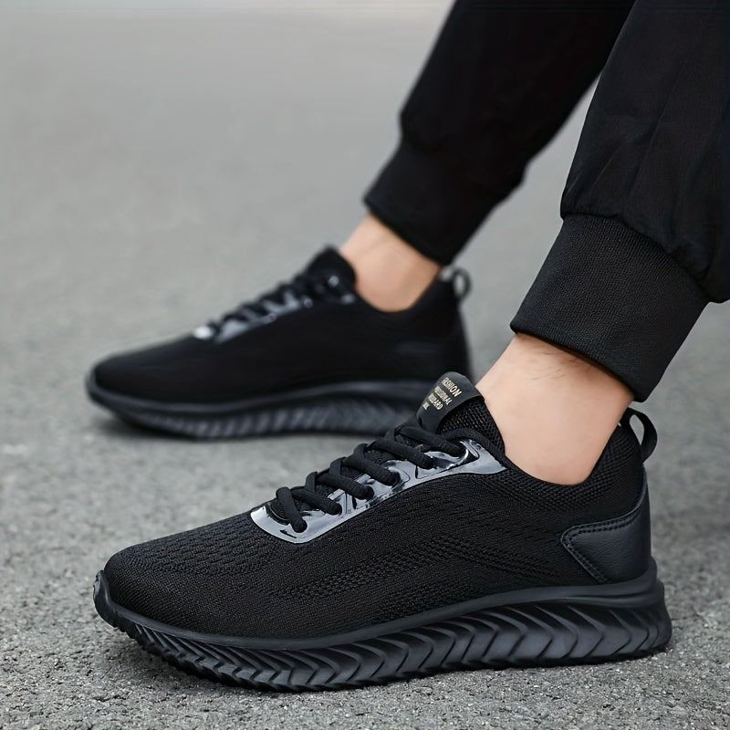 Men's Lightweight Knitted Sneakers for Running in Spring and Summer