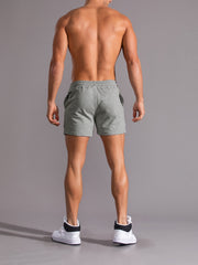 Men's Active Stretch Waist Drawstring Shorts with Pockets