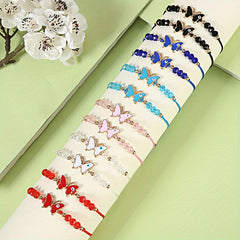 12pcs Girls Teen Evil Eye Adjustable Bracelet Jewelry for Gift Party