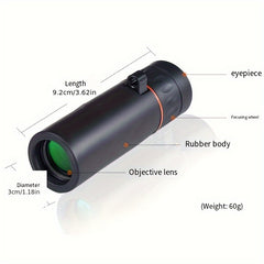 High Power Monocular Telescope for Smartphone Photos
