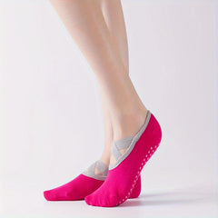 Women's Cross Strap Non Slip Yoga Socks with Extra Grips
