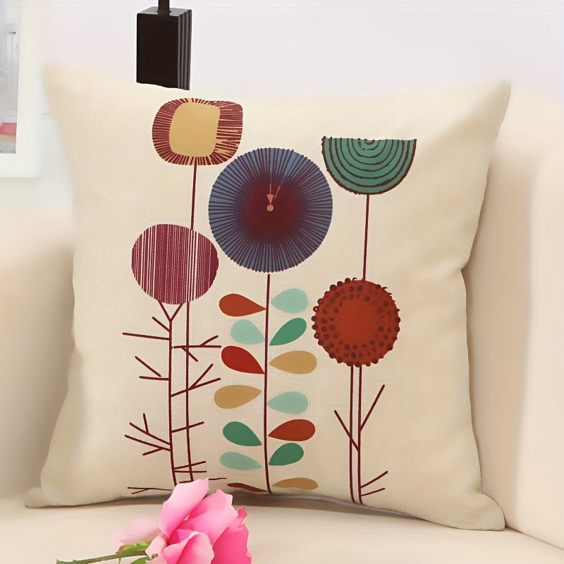 Bohemian Sofa Bed Pillowcase Nordic Style Texture Retro Art Pillowcase Cover