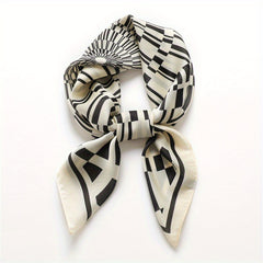 Geometric Bandana Scarf Casual Shawl Wrap Polyester Hiphop Head Wrap