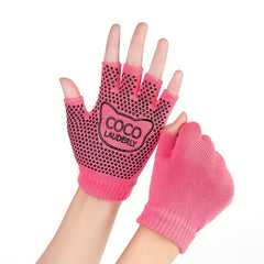 Yoga Socks Non Slip Gloves for Safe Workouts