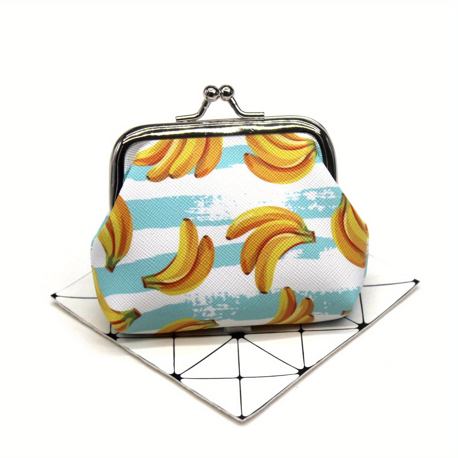 Fruit Print Coin Purse Small Storage Bag for Girls