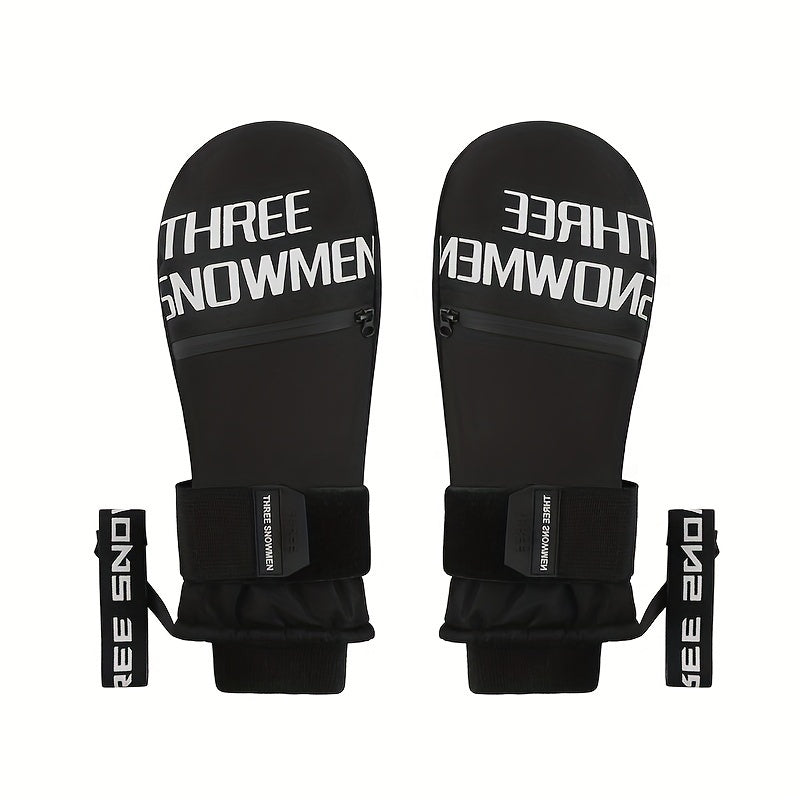 Winter Windproof Cycling Gloves Waterproof Warm Touch Screen Hiking Climbing