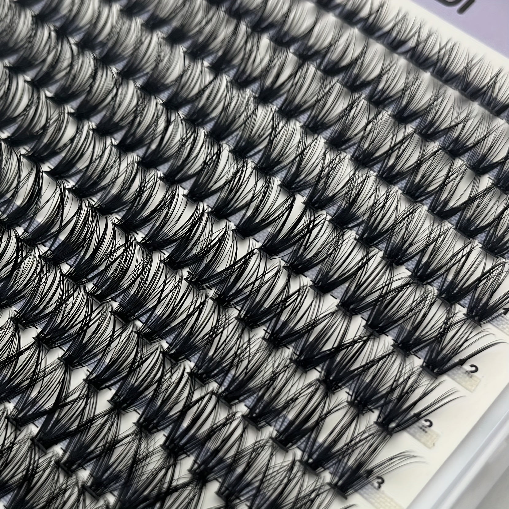 DIY Clusters Lashes Individual Extension Kit 30D 40D D Curling 9 16mm Mix Length