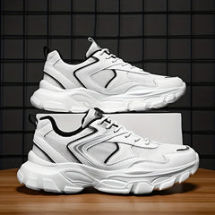 Men's Breathable Mesh Chunky Sneaker Wear-resistant Casual Shoes