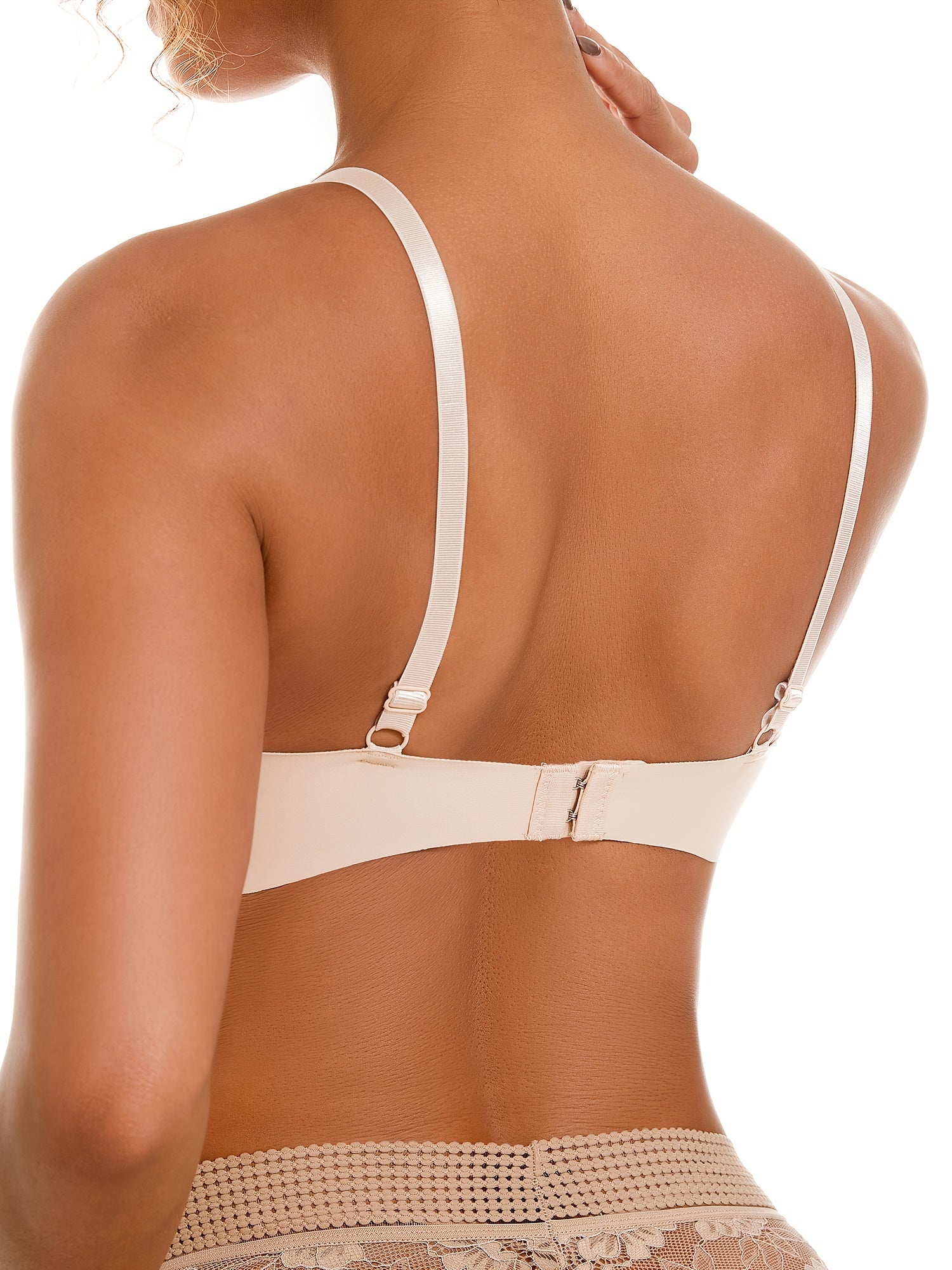 Seamless Solid T-shirt Bras Push-up Bra Women's Lingerie