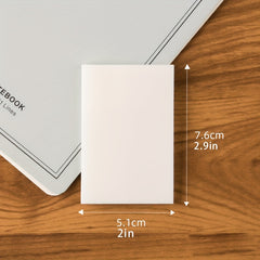 Waterproof Self Adhesive Sticky Note Pads 50pcs Translucent Sticky Note Paper