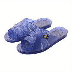 Men's Lightweight Non Slip Open Toe Quick Drying Slides