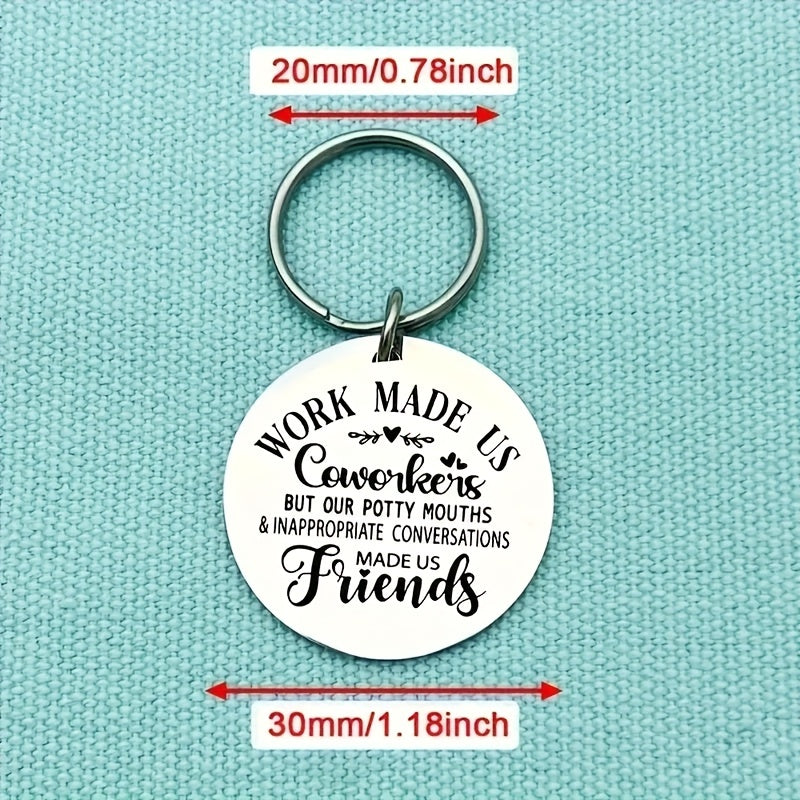 Stainless Steel Keychain Gift For Men Friends Colleague