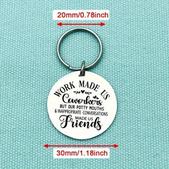 Stainless Steel Keychain Gift For Men Friends Colleague