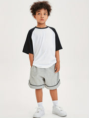 Boys Gym Shorts Quick Dry Lightweight Athletic Training Running Hiking Jogger