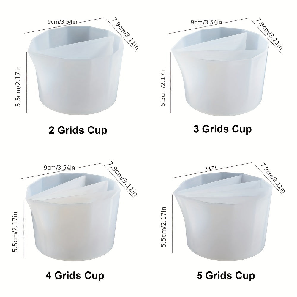 Silicone Pouring Split Cup Measuring Cup for Resin Tools