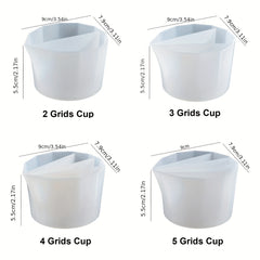 Silicone Pouring Split Cup Measuring Cup for Resin Tools