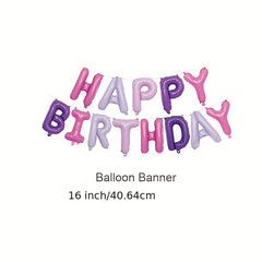 29pcs Birthday Theme Balloon Set for Dollhouse Party