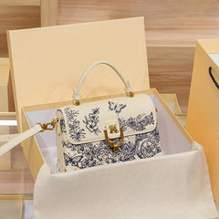 Women's Beige Crossbody Bag with Detachable Strap