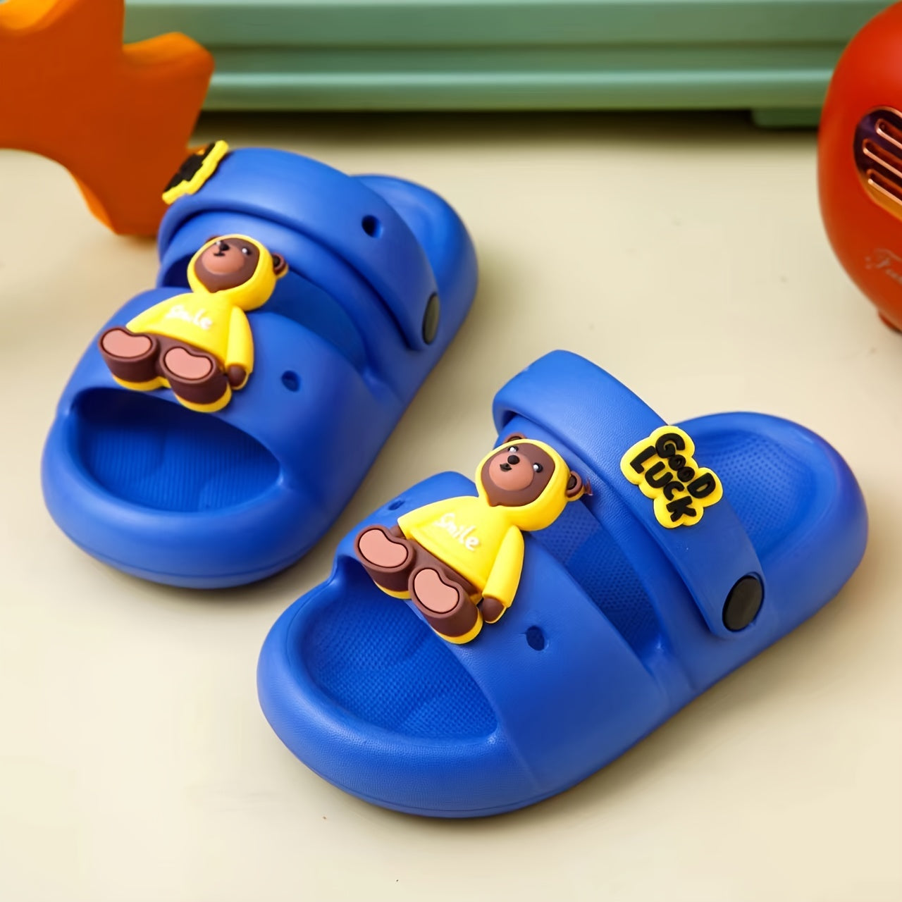 JIAGEYA Boys' Cartoon Open Toe Sandals