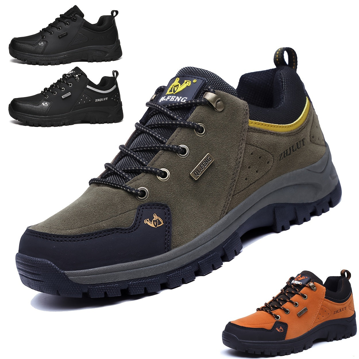 Men's Outdoor Hiking Shoes Breathable Arch Support Non Slip Sneakers
