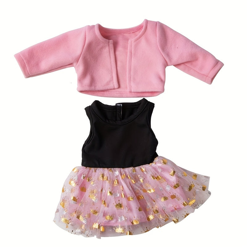 Dress Coat Doll Clothes for 17inch Doll Not Include Doll And Shoes
