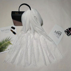 Large Hollow Lace Shawl for Women - Breathable Scarf for Party Wedding Prom
