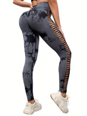 Tie Dye High Waist Sports Leggings Gym Yoga Pants