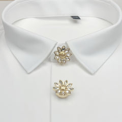Candora Rhinestone Button Covers - 2pcs, Full Copper Base, 3 Seconds Wear