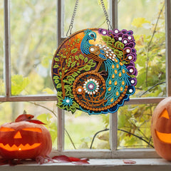 Peacock Diamond Painting Kit DIY Pendant Home Decor