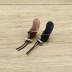 Archery Finger Tab PU Leather Longbow Recurve Bow Thumb Ring