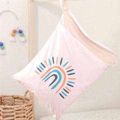 Digital Printing Washable Stroller Hanging Bag Diaper Storage Bag
