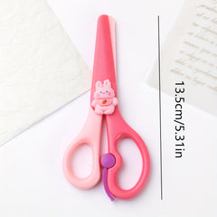 1pc Cartoon Scissors Student Scrapbook Art Cutting Paper