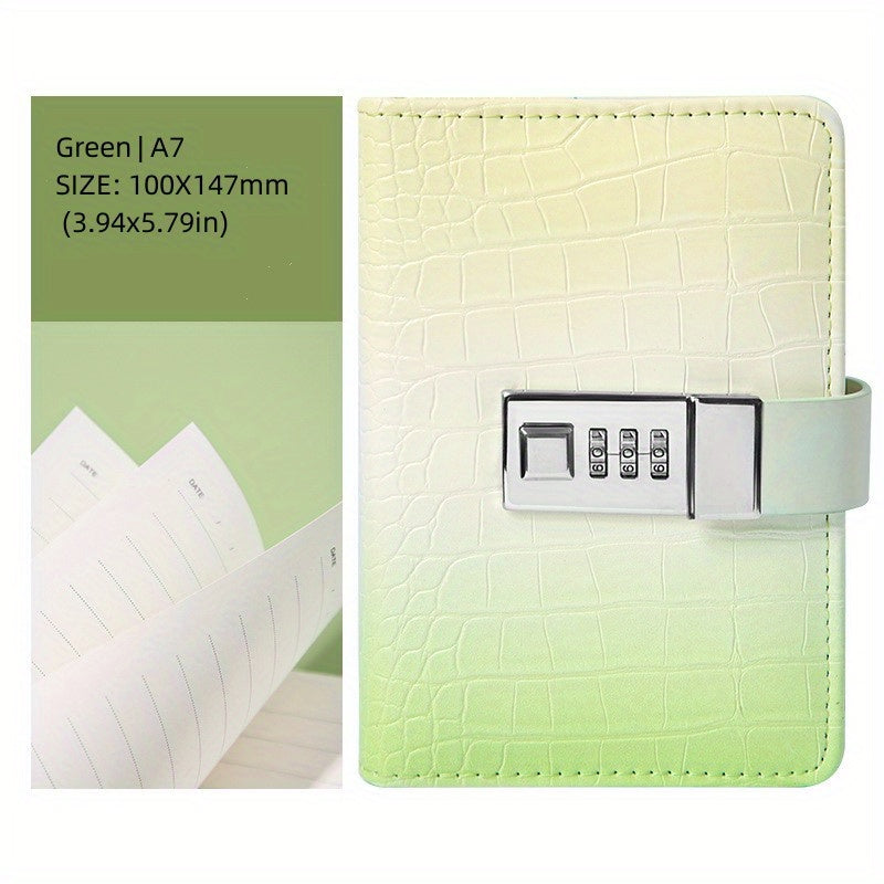 Password Book Diary Lockable Small Student Use 128 Sheets