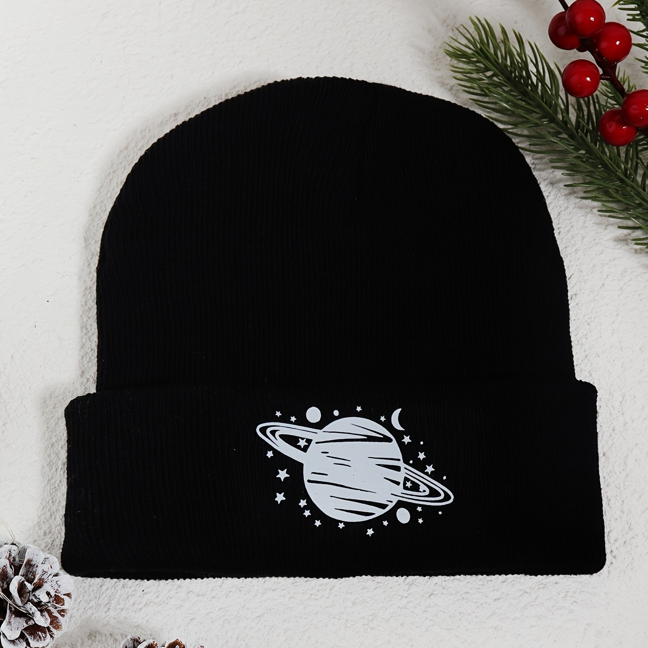 Planet Dots Knit Casual Beanie