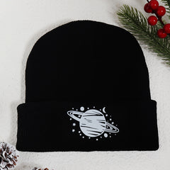 Planet Dots Knit Casual Beanie