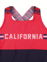 LANDUBI Girls One Piece Swimsuit - Stylish & Stretchy