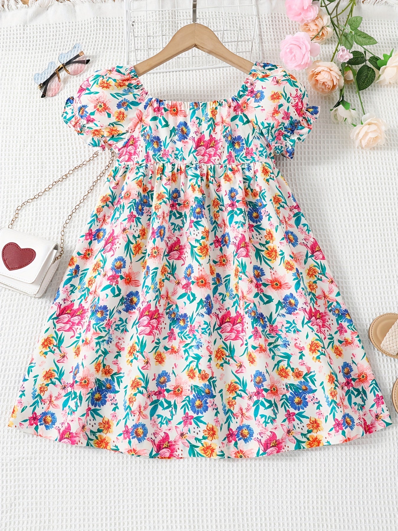Toddler Girls Casual Dress Pencil Bohemian Draped