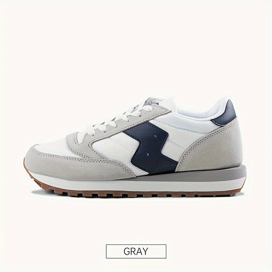 Men's Vintage Running Shoes Soft Lace Up Sneakers