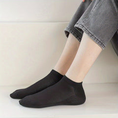 5 Pairs Men's Thin Cotton Low cut Socks For Outdoor Sports