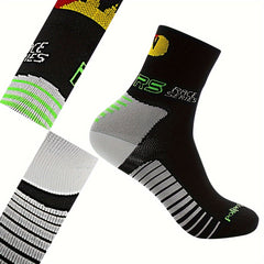 Men's Mid Crew Sport Socks Nylon Blend Breathable for Basketball Training