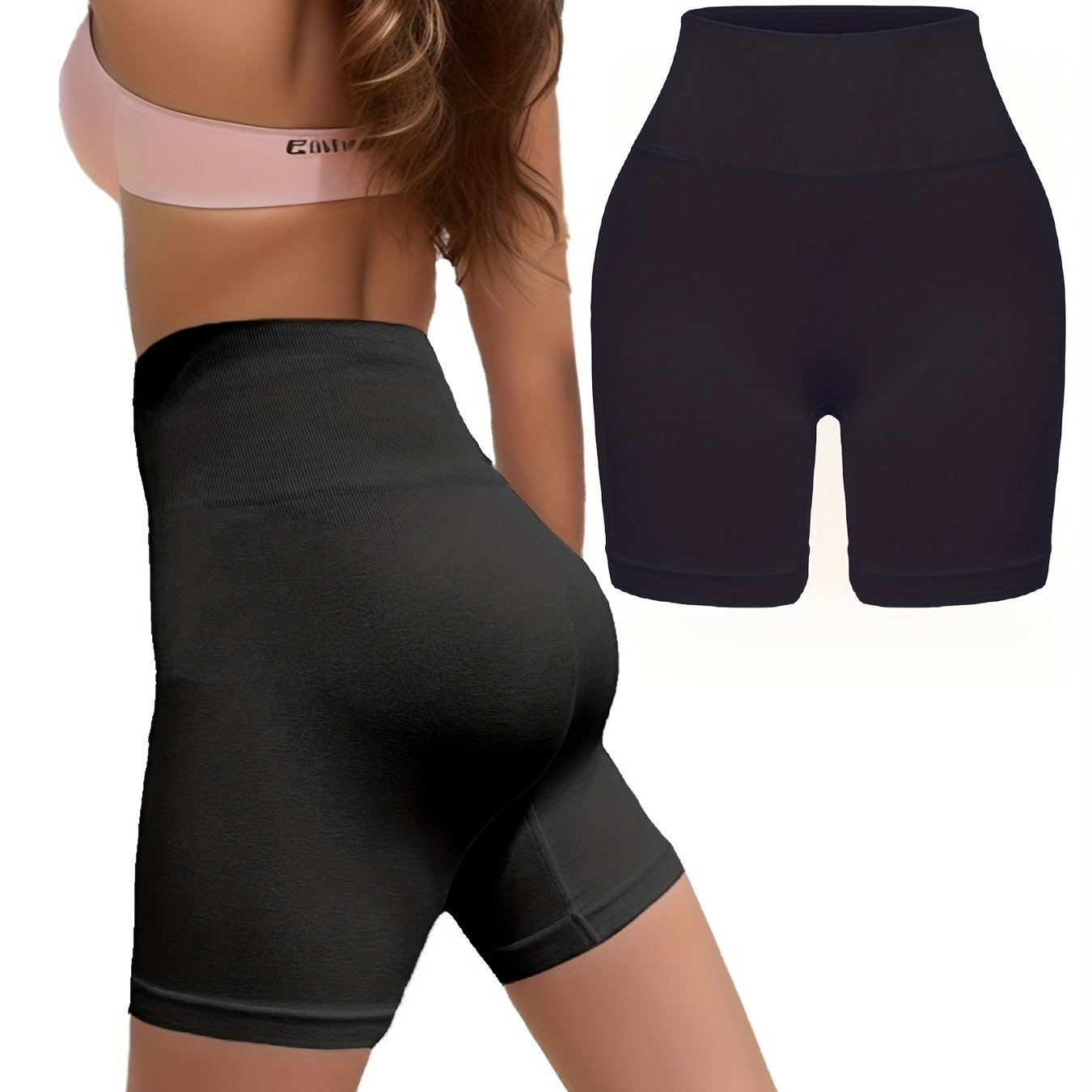 High Waist Tummy Control Biker Shorts for Women