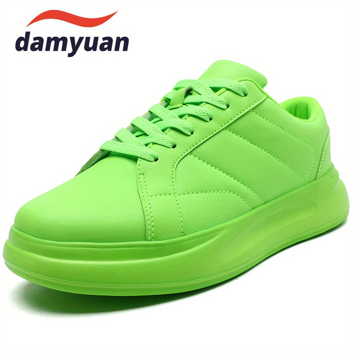 Men's Platform Sneakers Lace-Up Comfortable Shoes