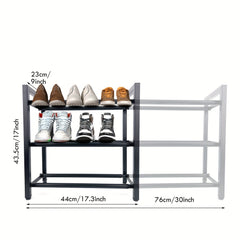 Adjustable Living Room Shoe Rack Retractable Door Storage