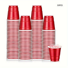 50pcs 2oz Plastic Shot Cups Mini Disposable Shot Glasses for Parties