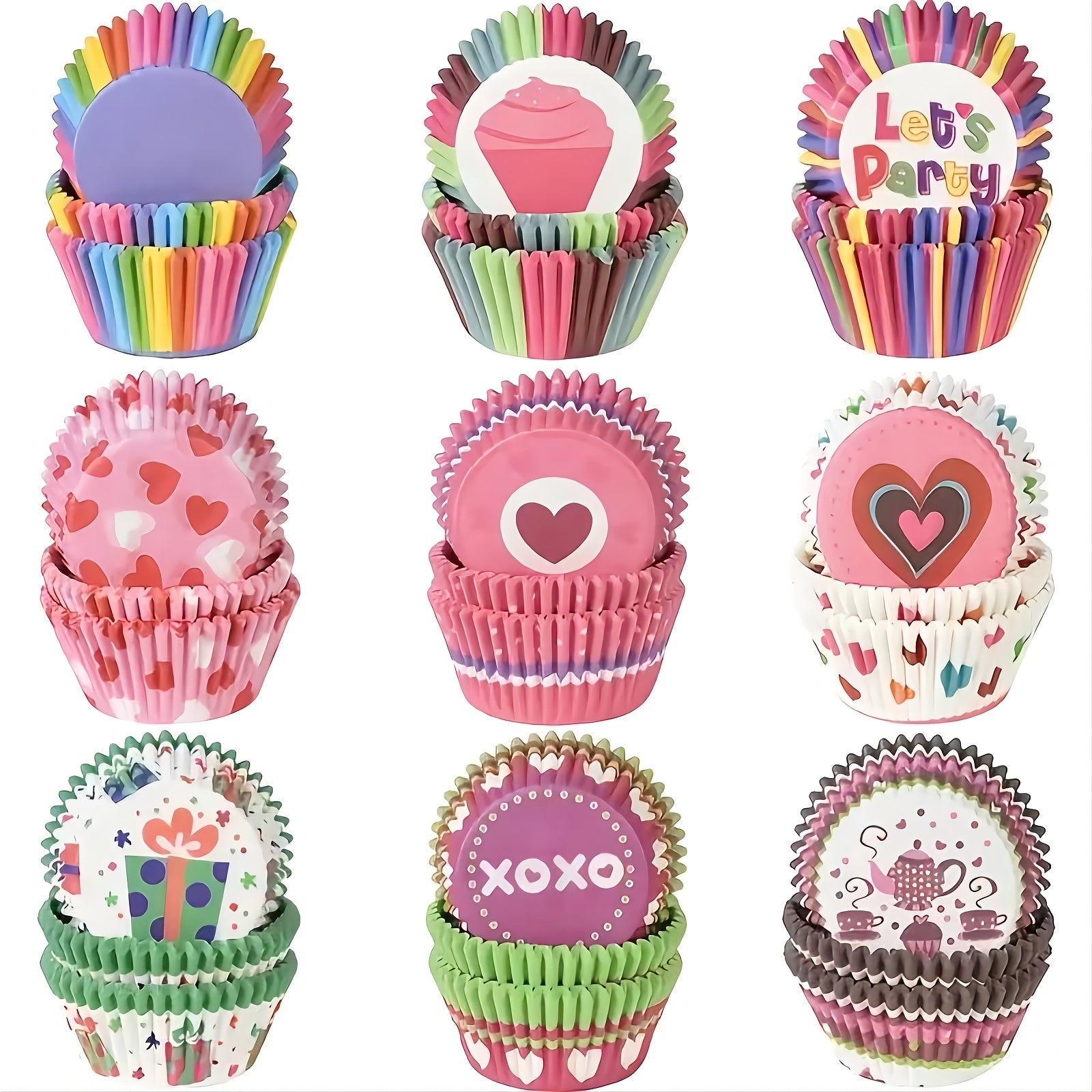 200pcs Cupcake Liners Baking Cups Birthday Party Decor