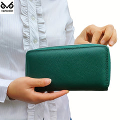 Lychee Texture Leather Long Women's Wallet 019