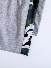 Boys Camo Comfort Shorts Quick Dry Drawstring Outdoor Wear