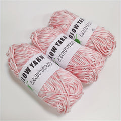 2 Skeins Glow In The Dark Yarn Polyester Luminous Glowing Yarn DIY Hand Knitting